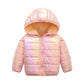 Girls' Down Padded Jacket Bright Face Wash-free Autumn and Winter Warmth Lamb Velvet Winter Jacket