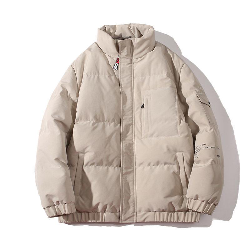 Autumn and Winter Men's Padded Jacket for Cold and Warmth Thick Padded Jacket Korean Style Trendy Loose Jacket