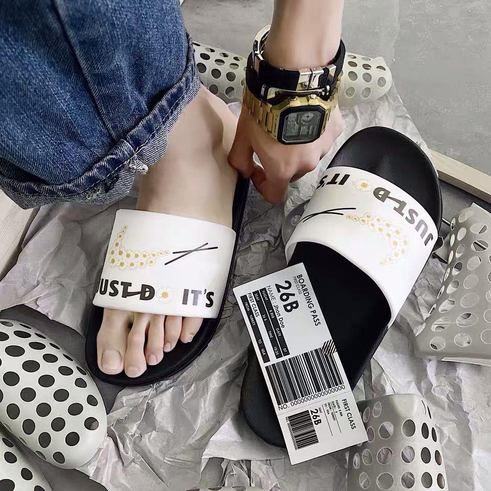Original slippers outdoor summer personality couple fashion non-slip soft bottom wear deodorant