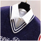 Knitted Vest Women's Spring and Autumn Style Western Style Trendy Outerwear Sweater