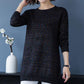 Autumn and Winter Loose Knit Sweater Mid-length Hedging Casual Bottoming Shirt Fashion All-match Female Sweater Skirt
