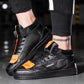 Plus Size39-45 Men Sneakers Leather Breathable Breathable Non-slip and Wear-resistant Leather