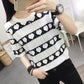 Spring and Summer Women's Round Neck Fashion Loose Knitted Bottoming Shirt Top Thin Hollow Short-sleeved T-shirt