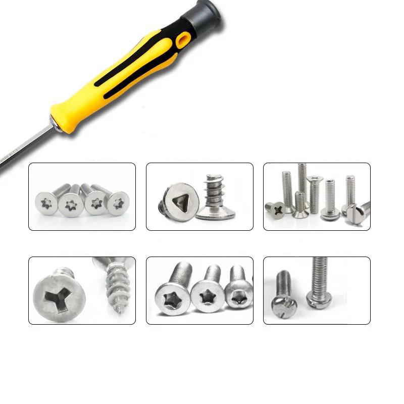 6Pcs Magnetic Screwdriver Set Multifunctional Household Opener Mini Demolition Machine Tool
