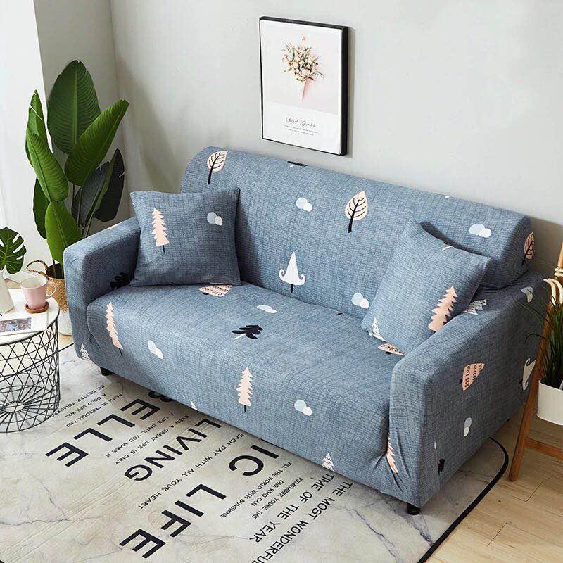 Sleeping Cartoon Cute Cat Sofa Covers Slipcovers for Home Decor 1/2/3/4 Seaters Machine Washable