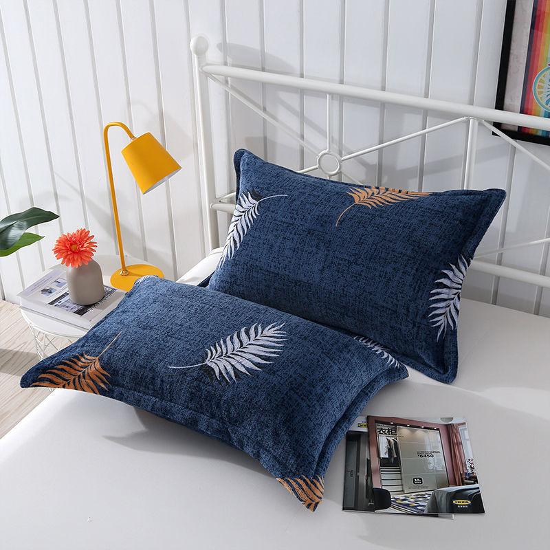 Flannel Pillow Case Pair of Adult Student Coral Fleece Pillow Case Pillow Case