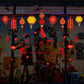 New Year's Day Spring Festival Wall Sticker Shop Glass Door Window Sticker Decoration Window Flower