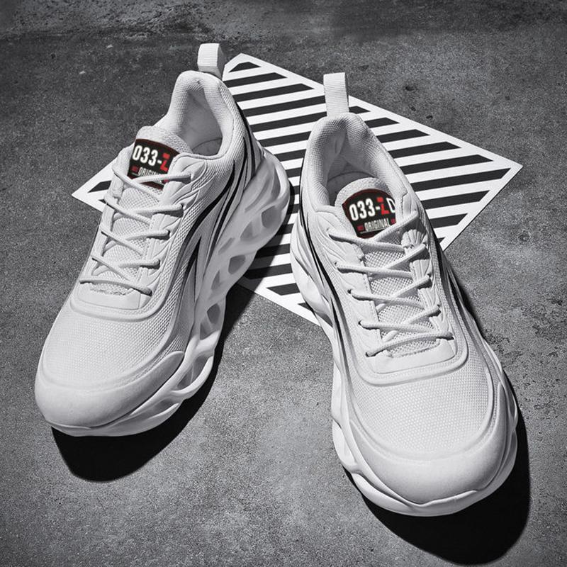 Men's Shoes Spring Casual Sports Shoes Men's Thick-soled All-match Casual Breathable Running Shoes