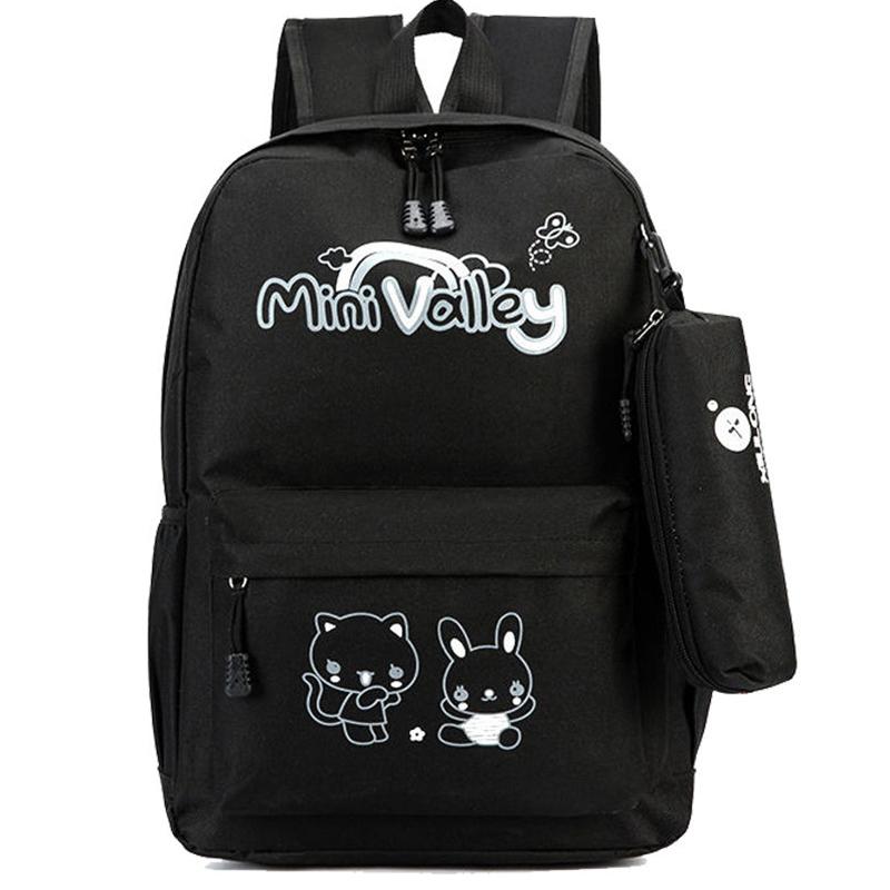 School Bag Female Elementary School Junior High School Student Campus Girl Backpack Cute All-match Large-capacity Backpack
