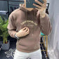 Spring and Autumn European Trend Hooded Sweater Men's Embroidery Letter Hooded Top