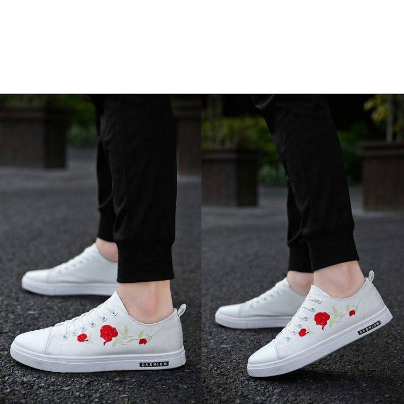 Trendy men's shoes wild casual canvas shoes men's board shoes black cloth shoes tide shoes