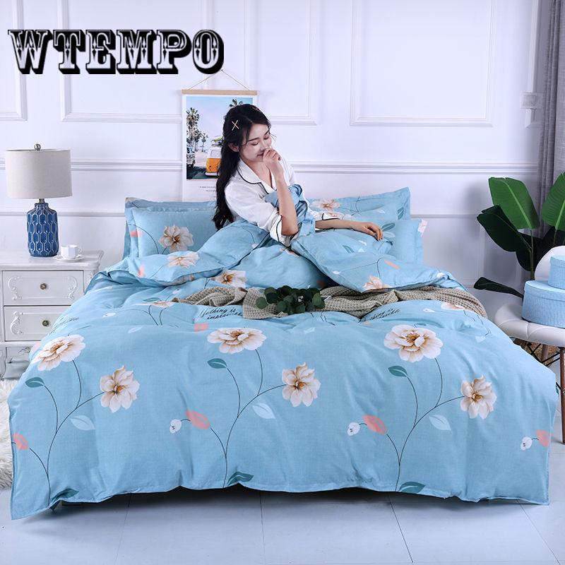 Sheet Pillowcase Duvet Cover Set Print Bedding Sets