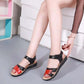 Women's Summer  Sandals Waterproof Non-slip Sandals Mother Soft Bottom Wear-resistant Breathable