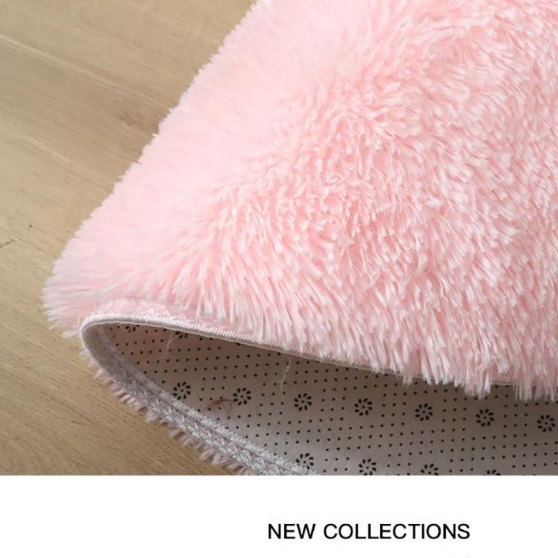 Thicken Round Carpet Living Room Bedroom Cute Room Bedside Carpet Fitness Yoga Carpet Hanging Basket Computer Chair Mat