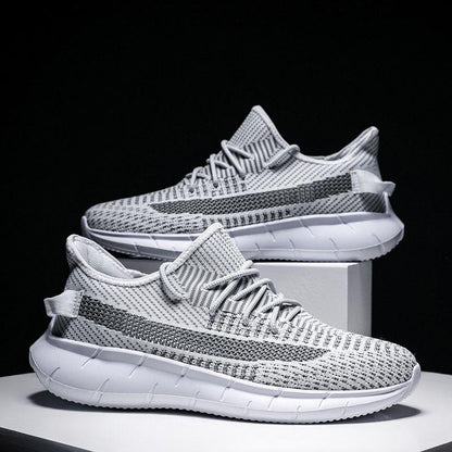 Shoes Men's Sports Shoes Summer Hollow Mesh Running Shoes Lightweight Plus Size Deodorant Breathable Mesh Shoes