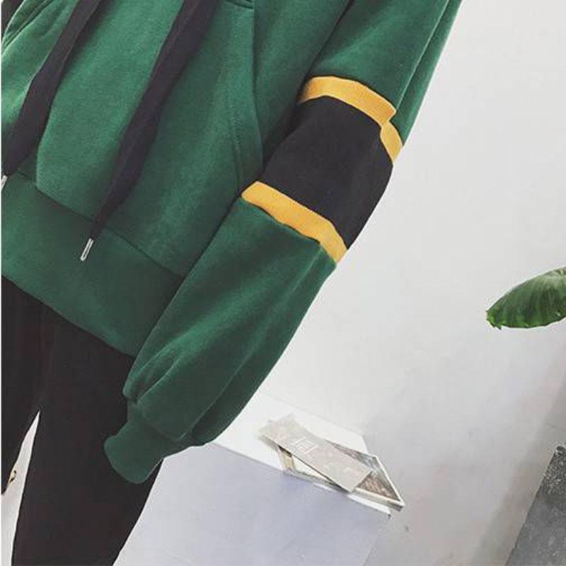 Winter Korean Style Warm and Comfortable Loose Plus Velvet Thick Couple Sweater All-match Hooded Pullover Jacket for Men and Women