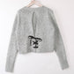Women's O-Neck Sweater Women Sweaters Fashion Jersey Women Winter Pullover Women Knotted Sweater