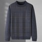 Plus Velvet Thick Winter Sweater Round Neck Long-sleeved Sweater Bottoming Shirt Men's Warm Top