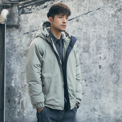 Men's Cotton-padded Jacket Casual Loose Jacket Thickening Trend Down Jacket Cotton Bread Jacket