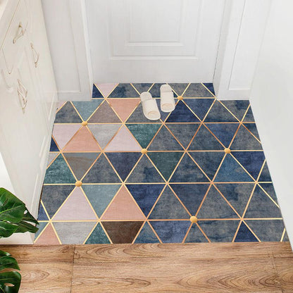 Door-to-door Floor Mats Oil and Water Absorption Long Kitchen Floor Mats Bathroom Bedroom Anti-slip Mats Carpet Door Mats