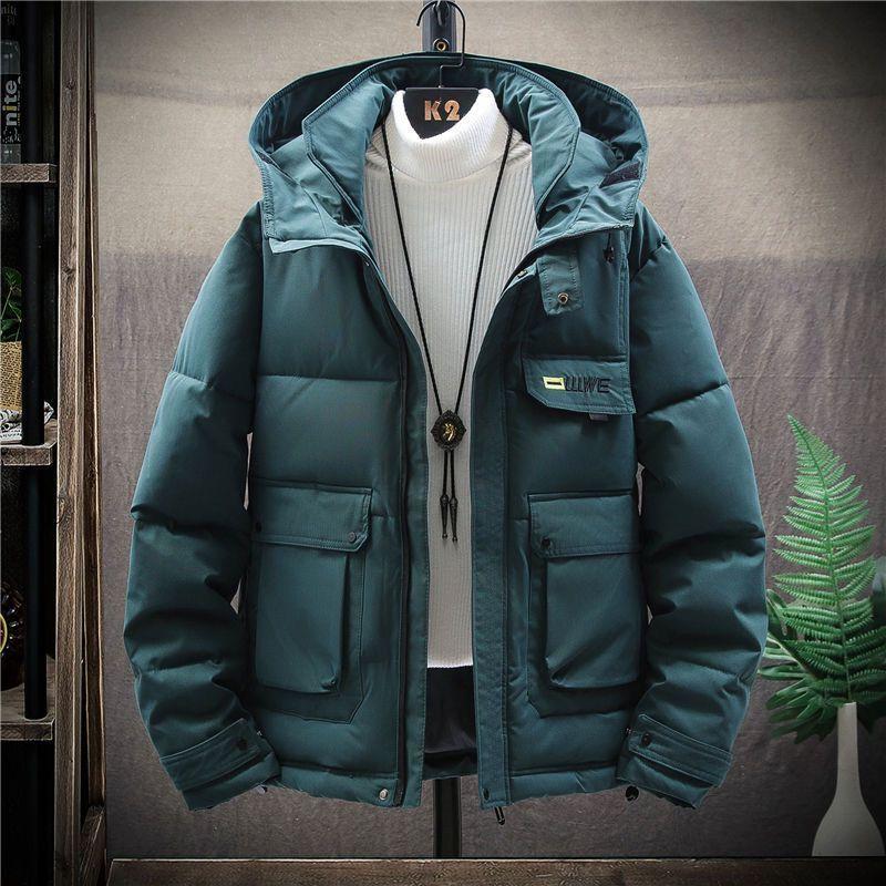 Winter Men's Cotton Workwear Jacket Trend Casual Wild Thickening Warm Top Jacket