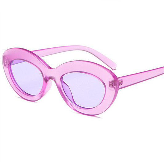 Cat Eye Sunglasses Women Retro Black Red Glsases Brand Designer Fashion Ladies Sun Glasses Oval Eyeg