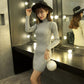 Autumn and Winter Thick Sweater Mid-length Tight-fitting Bottoming Shirt Fashion Casual Slim Dress