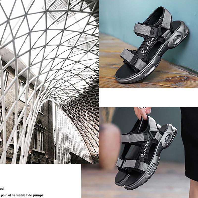 Men's Summer Sandals Moisture and Sweat-proof Leisure Sports Beach Shoes All-match Cushion Sandals