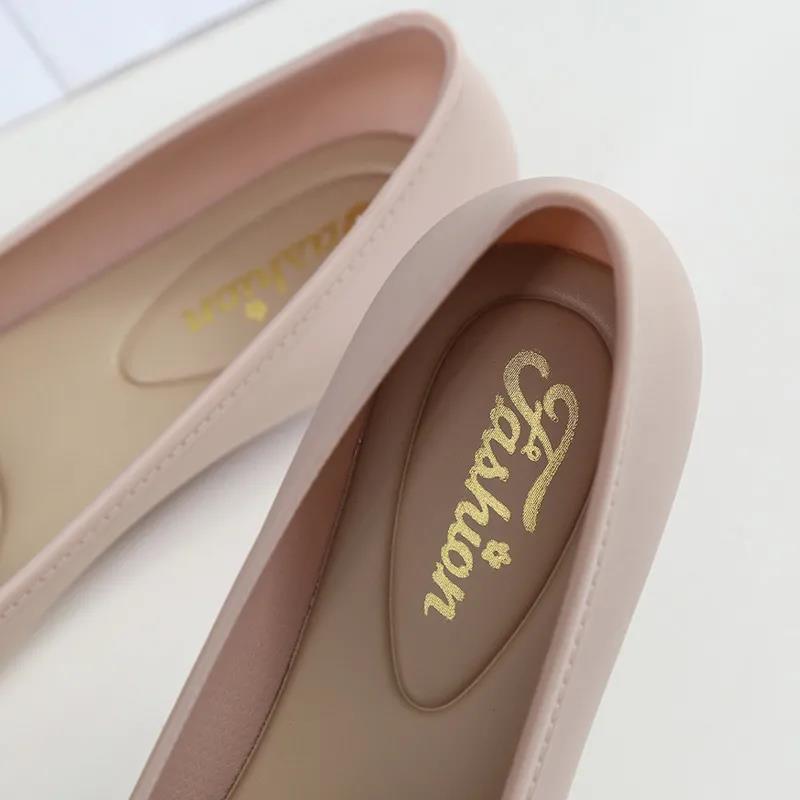 Spring and Summer Women's Pointed Toe Shoes Non-slip Outer Wear Low-top Waterproof Single Shoes Casual Shoes