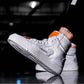Plus Size39-45 Men Sneakers Leather Breathable Shockproof Running Basketball Shoes Non-slip Shoes