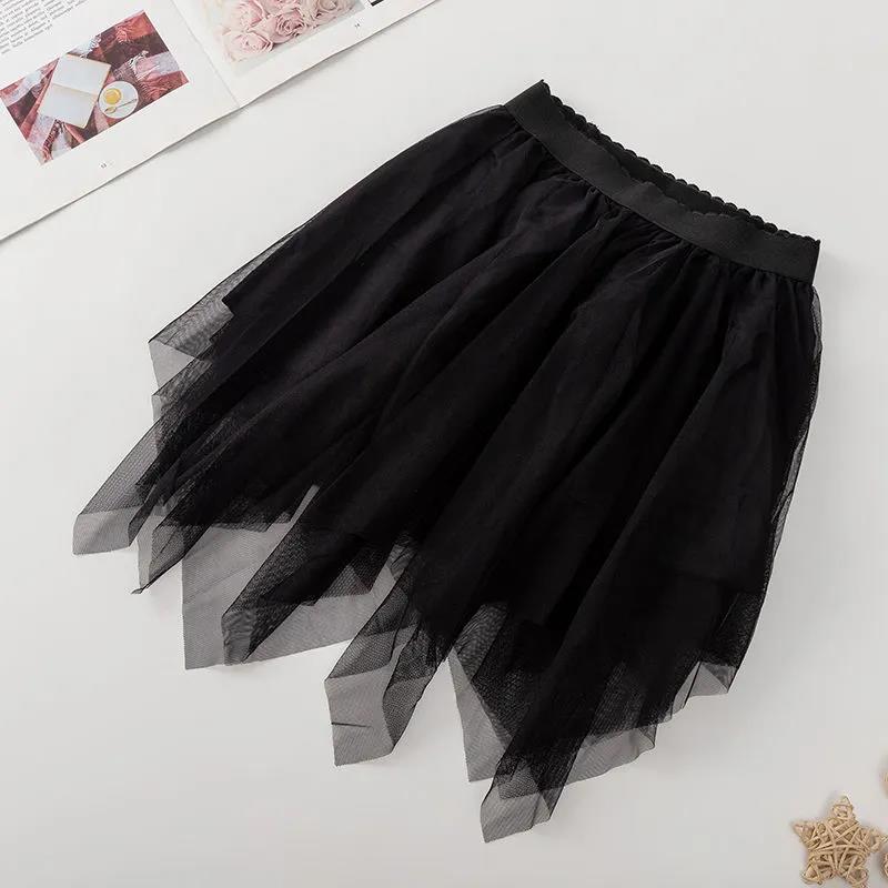 Girl Skirt Summer Dress Princess Dress Small Children Short Irregular Skirt