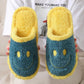 Autumn and Winter Cotton Slippers for Men and Women Home Indoor Warm and Non-slip Couple Wool Slippers