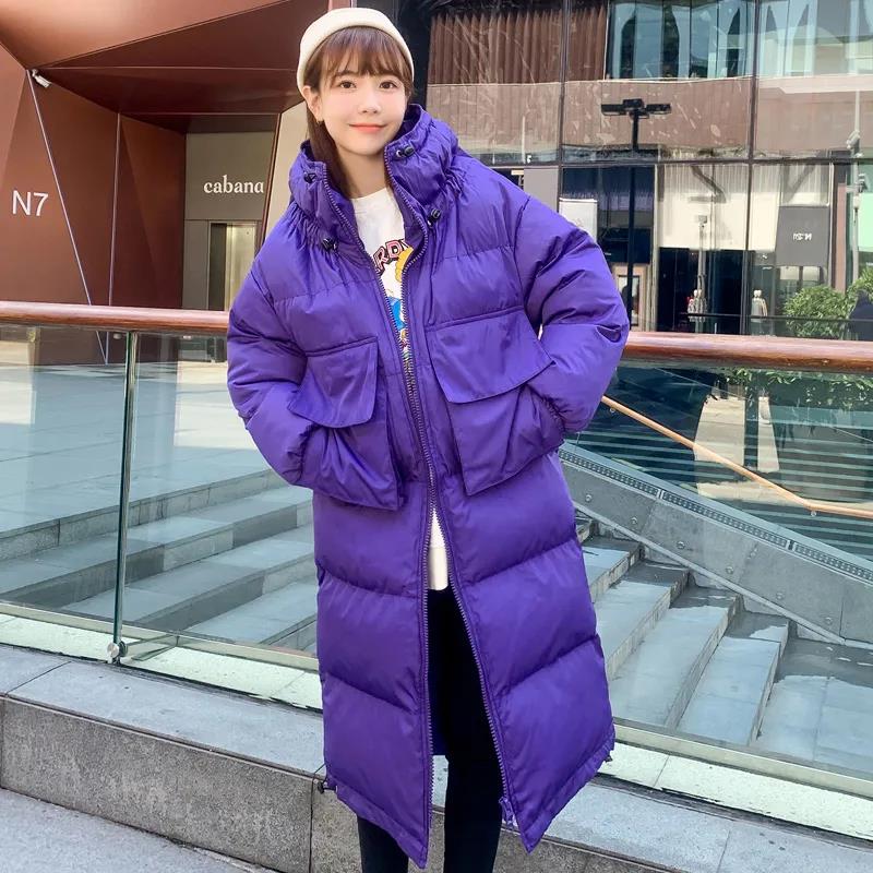 Coat Winter Women's Mid-length Padded Jacket Loose Women's Thick Coat Bread Coat