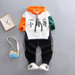 Autumn and Winter Children's Waistcoat Sweater Plus Velvet Thickening Suit Small Medium Children's Baby Winter Three-piece Outer Wear Padded Jacket