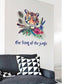 Tiger Living Room Bedroom Corridor Kindergarten  Background Decoration Removable Wall Stickers
