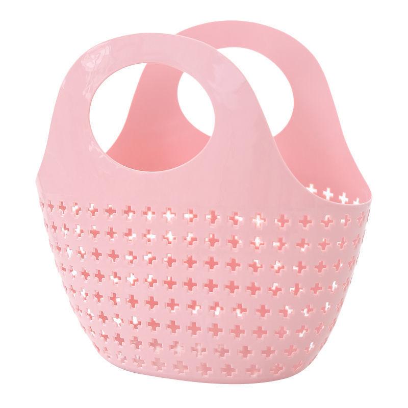 New Bath Basket Portable Large Bathroom Dirty Clothes Basket Storage Basket