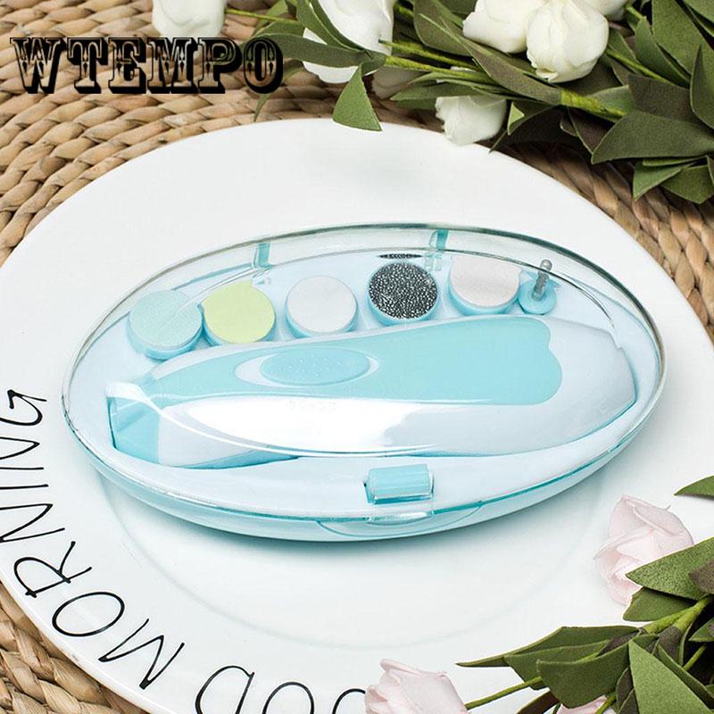 Toddler Infant Electric Nail Clippers Safety Cutter Care Scissors Manicure