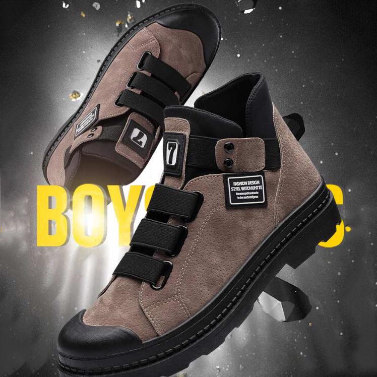 Autumn Men's Shoes Men's Martin Boots High Top Fashion Retro Work Men's Boots Military Boots