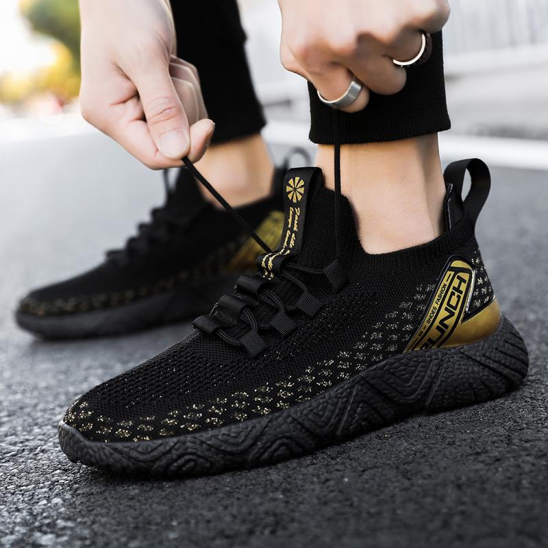Breathable Men's Shoes Spring Soft-soled Wear-resistant Outdoor Casual Shoes Summer Breathable Mesh Sports Shoes