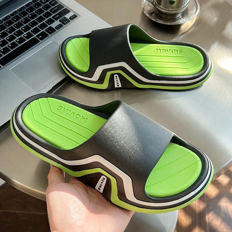 Plus Size Slippers Men Summer Line Non-slip Slippers Couple Shoes Plus Size Furniture Shoes Outdoor Slippers