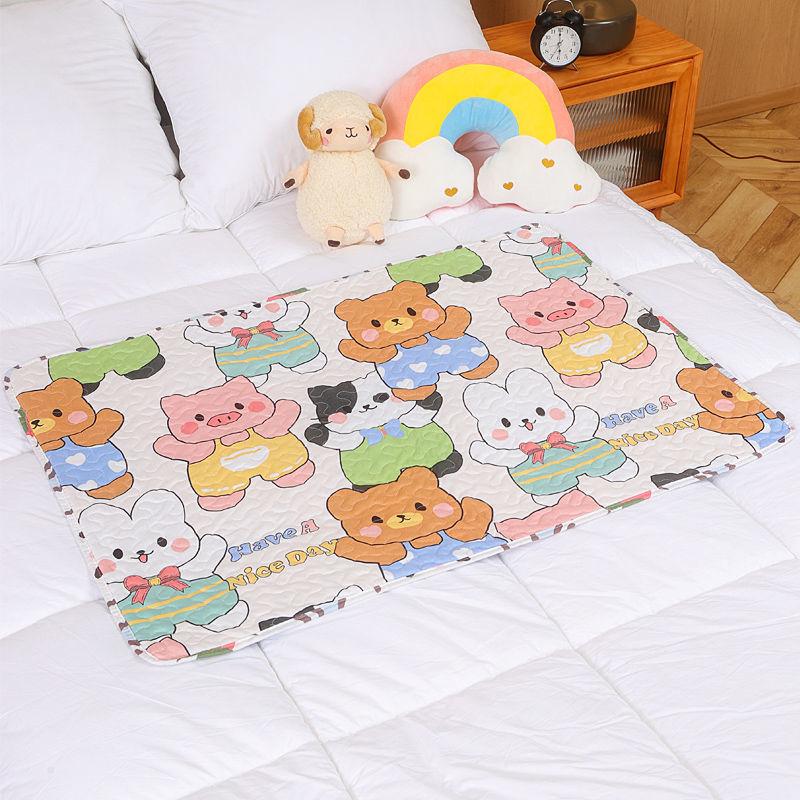 Double-sided Water Washing Baby Bed Crawling Mat Student Dormitory Anti-side Missed Aunt Bed Mats Moon Pad Breathable