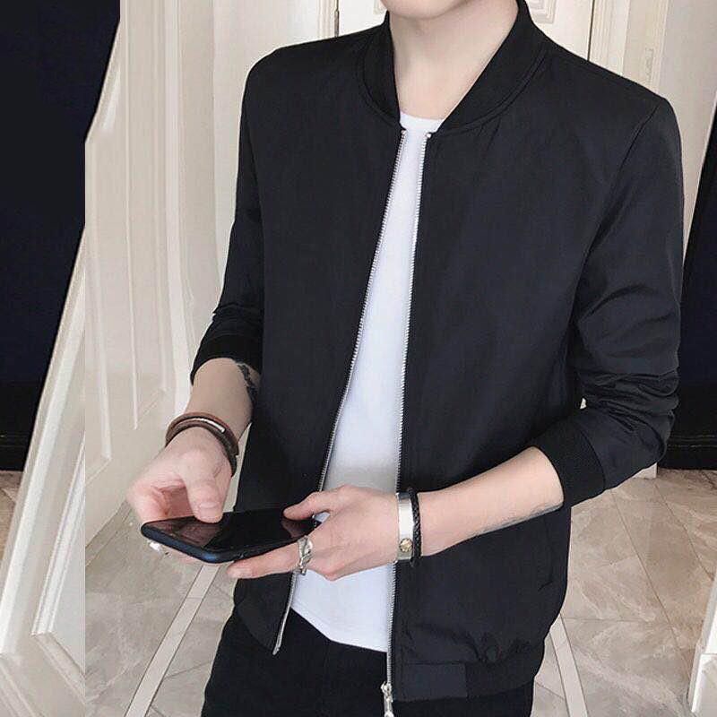 Plus Size Autumn Men's Jackets Fashion Coats Male Casual Slim Baseball Collar Bomber Jacket Men Coat