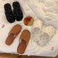 Cute Smiling Face Cotton Slippers Autumn and Winter Warm Flat Shoes Indoor Non-slip Cotton Shoes Soft Shoes