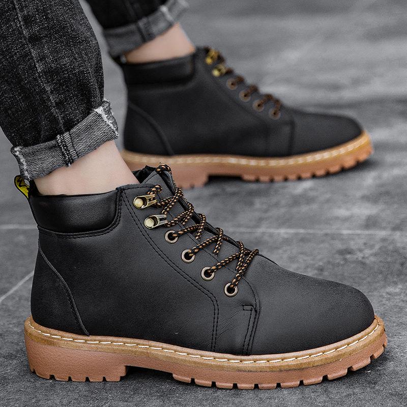 Martin Boots Men's High-top Casual Shoes All-match Retro Boots Autumn Ankle Boots Men's Sneaker