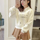 Thin Hooded Character Sweater Women Spring and Autumn All-match Loose Student Clothes