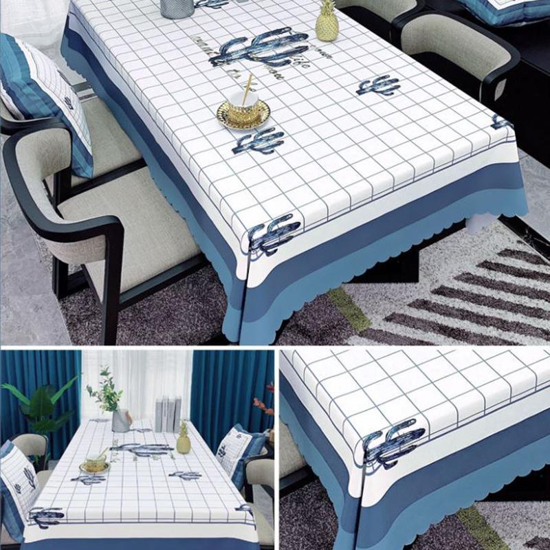 Modern Minimalist Tablecloth Kitchen Decoration Dining Table Cover Waterproof and Oil-proof Tablecloth