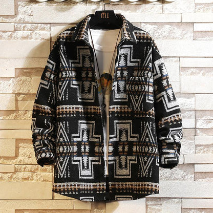 Woolen Jacket Men's Spring and Autumn Retro Niche on The Clothes Loose Extra Large Casual Jacket