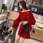 Off Shoulder Strapless Sexy Women Dress  Straight Long Dress Backless Casual Party Dress Women