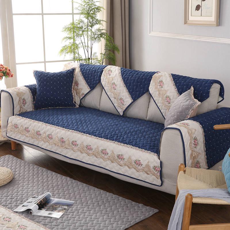 Sofa Covers European-style Sofa Cushion High-end Chenille  Non-slip Cushion Thickening Custom Luxury