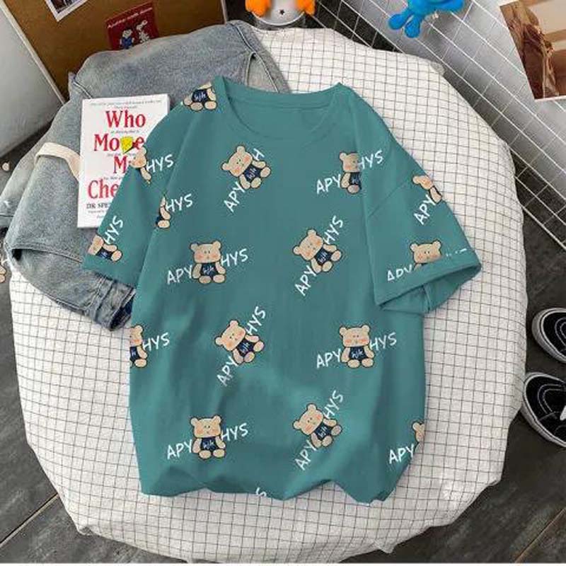 Summer Short-sleeved T-shirt Men's Trendy Loose Casual Shirt